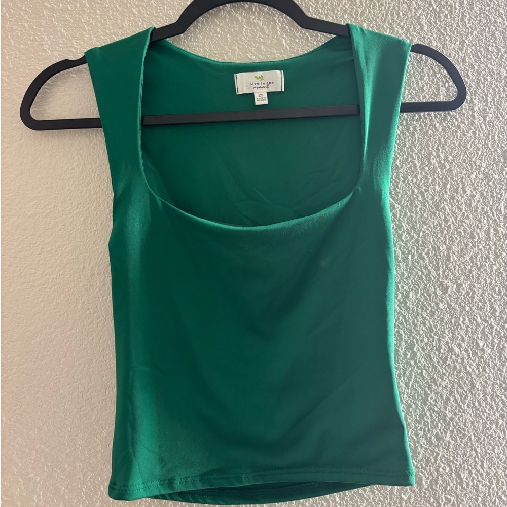 Emerald Green Tank Top Size XS